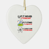 SCIENCE BIOLOGY CHEMISTRY PHYSICS KERAMIK ORNAMENT (Rechts)