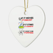 SCIENCE BIOLOGY CHEMISTRY PHYSICS KERAMIK ORNAMENT (Links)