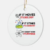 SCIENCE BIOLOGY CHEMISTRY PHYSICS KERAMIK ORNAMENT (Links)