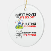 SCIENCE BIOLOGY CHEMISTRY PHYSICS KERAMIK ORNAMENT (Links)
