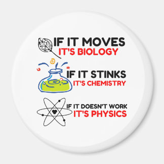 SCIENCE BIOLOGY CHEMISTRY PHYSICS MAGNET