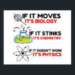 SCIENCE BIOLOGY CHEMISTRY PHYSICS POSTER<br><div class="desc">cool,  Comic,  niedlich,  Liebe,  Vintager Sport,  Wissenschaft,  Ehepaar,  lustig,  Retro</div>