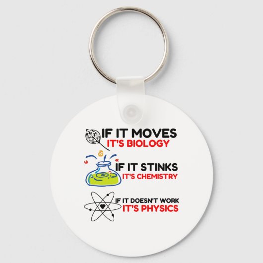 SCIENCE BIOLOGY CHEMISTRY PHYSICS SCHLÜSSELANHÄNGER (Vorderseite)