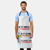 SCIENCE BIOLOGY CHEMISTRY PHYSICS SCHÜRZE (Getragen)