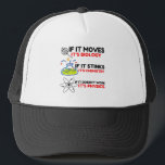 SCIENCE BIOLOGY CHEMISTRY PHYSICS TRUCKERKAPPE<br><div class="desc">Gewitzt, cool, phantastisch, Tiere, Nerd, Geek, Vintag, Retro, Redewendungen, Geschenkidee, Paar, Liebe, Sport</div>