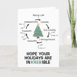 Science Biology Krebs Zyklus Weihnachtslehrer Spaß Feiertagskarte