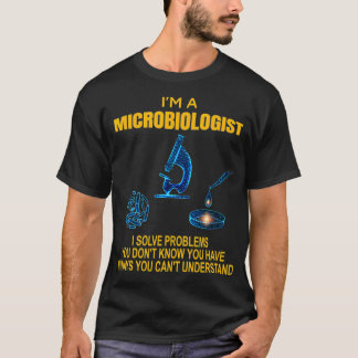 Science Biology Microbiology Lab Teacher Bacteria T-Shirt