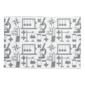 Science Biology Physics Geography Math Pattern Kissenbezug (Rückseite)