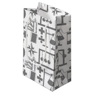 Science Biology Physiology Geology Math Pattern Kleine Geschenktüte