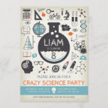 Science Birthday Einladung - Mad Scientist Party<br><div class="desc">Personalize these Science Birthday Einladungen für Girls and have a crazy Mad Scientist birthday party.

Matching items schlucken,  aber wir wollen.</div>