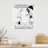 Science Cartoon 7084 Poster (Küche)