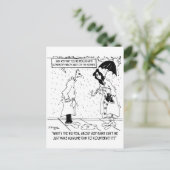 Science Cartoon 7084 Postkarte (Stehend Vorderseite)