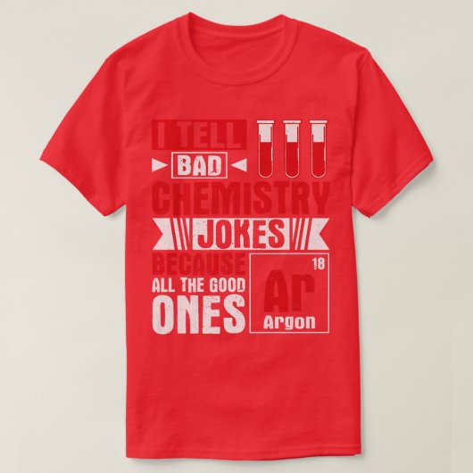 Science Chemie Element Argon Chemist Spaß Prem T-Shirt (Design vorne)