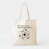 Science Chemistry Pun Fun Gift for Friends Teacher Tragetasche (Rückseite)