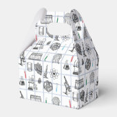 Science Chemistry Scientifics Birthday Party Thema Geschenkschachtel (Rückseite)