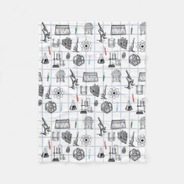 Science Chemistry Scientistry Pattern Fleecedecke