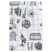Science Chemistry Scientistry Pattern Mittlere Geschenktüte (Rückseite)