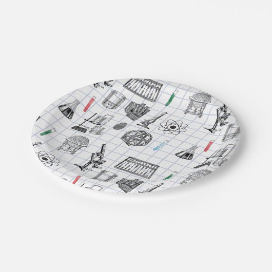 Science Chemistry Scientistry Pattern Pappteller (Schrägansicht)
