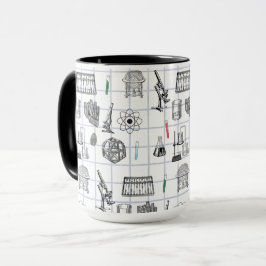 Science Chemistry Scientistry Pattern Tasse