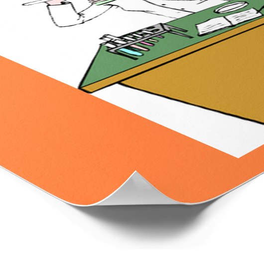 SCIENCE CHICk Poster (Ecke)