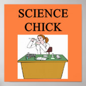 SCIENCE CHICk Poster (Vorne)