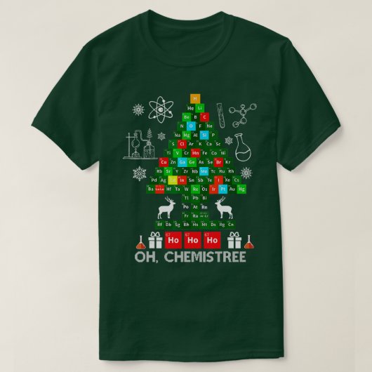 Science Christmas Oh Chemist ree Chemistree Chemi T-Shirt (Design vorne)