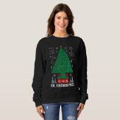 Science Christmas Oh Chemist Tree Chemistree Chemi Sweatshirt (Vorne ganz)