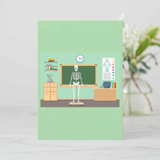 Science Class Skeleton Einladung