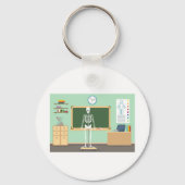 Science Class Skeleton Schlüsselanhänger (Rückseite)
