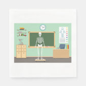 Science Class Skeleton Serviette (Vorderseite)