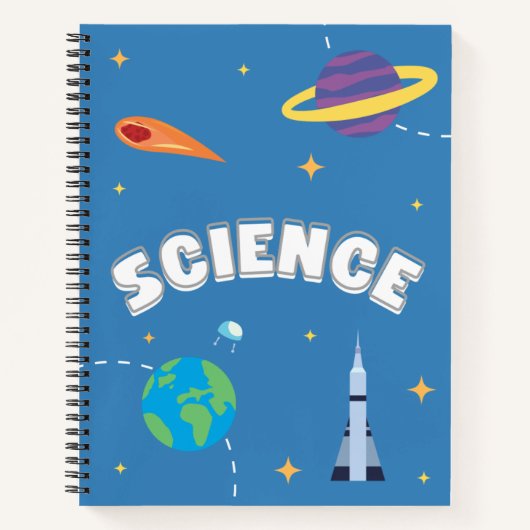 Science Cover Notebook Notizblock (Vorderseite)