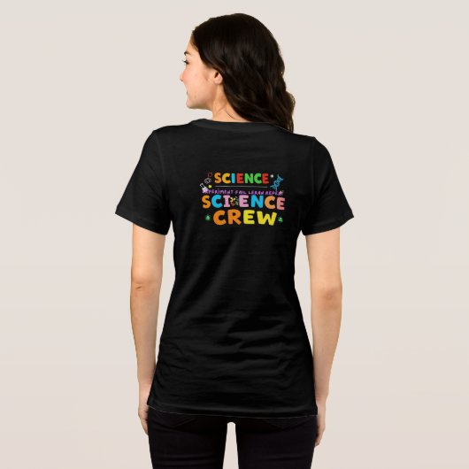 Science Crew – Experiment Fail Learn Repeat Tri-Blend Shirt (Rückseite voll)