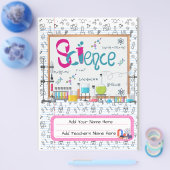 Science Custom Binder Cover | Editierbares Design Flyer (Einzeln)