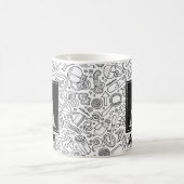 Science Custom Monogramm - Buchstabe A Kaffeetasse (Mittel)