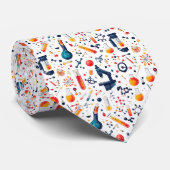 Science Custom Necktie Krawatte (Gerollt)