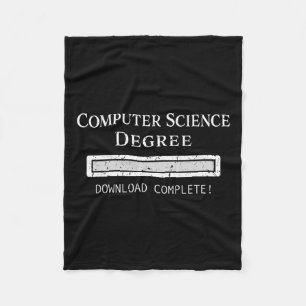 Science Degree Abschluss Fleecedecke