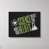Science Doesn’t Care Leinwanddruck (Vorderseite)