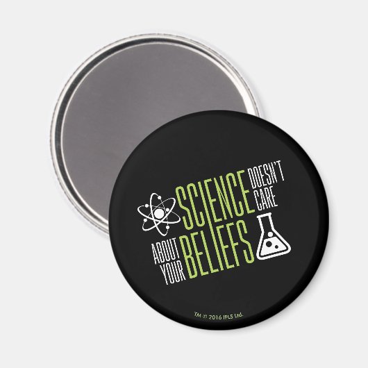 Science Doesn’t Care Magnet (Vorderseite/Rückseite)