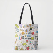 Science Doodles: HandGezeichnet Set in der Schule. Tasche (Vorderseite)
