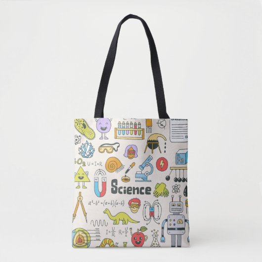 Science Doodles: HandGezeichnet Set in der Schule. Tasche (Vorderseite)