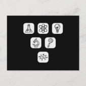 Science Elements Items Postkarte (Vorderseite)