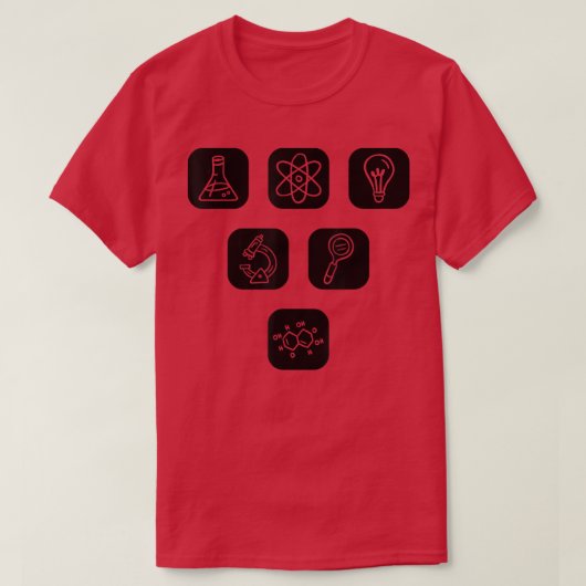 Science Elements Items Teacher Students Physics Ch T-Shirt (Design vorne)