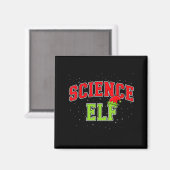 Science Elf Christmas Family Matching Group Xmas S Magnet (Vorderseite/Rückseite)