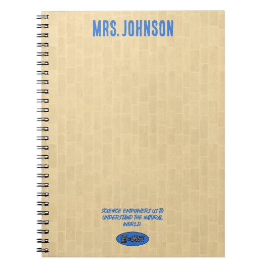 Science Empowers Understanding Natural World Notizblock (Vorderseite)