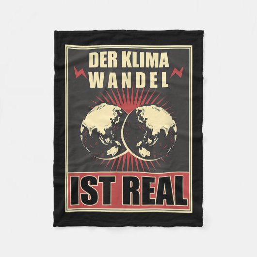 Science Environmental Protection Nerd Science Clim Fleecedecke (Vorderseite)
