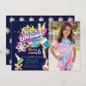 Science Experiment Einladung (Vorne/Hinten)