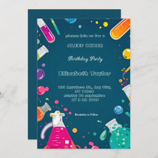Science Experiment Party Invitation – Fun Lab  Einladung