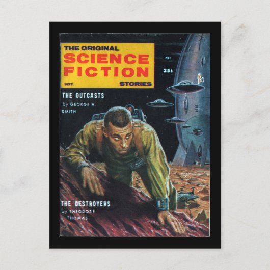 Science Fiction - 1958.09_Pulp Art Postkarte (Vorderseite)