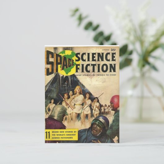 SCIENCE FICTION 1 POSTKARTE (Stehend Vorderseite)