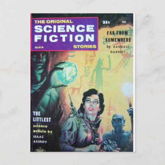 SCIENCE FICTION 1 POSTKARTE (Vorderseite)